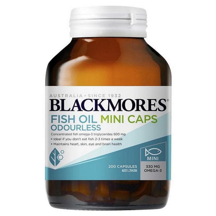 現貨 澳洲 Blackmores mini 無腥味 濃縮 深海 魚油 迷你 膠囊 400顆