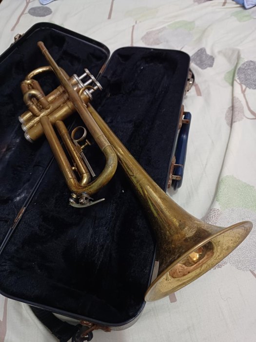 ﹝鐵嘴銅管屋﹞二手樂器一德國Ｂ＆Ｓ Model137 TRUMPET.小喇叭小號.