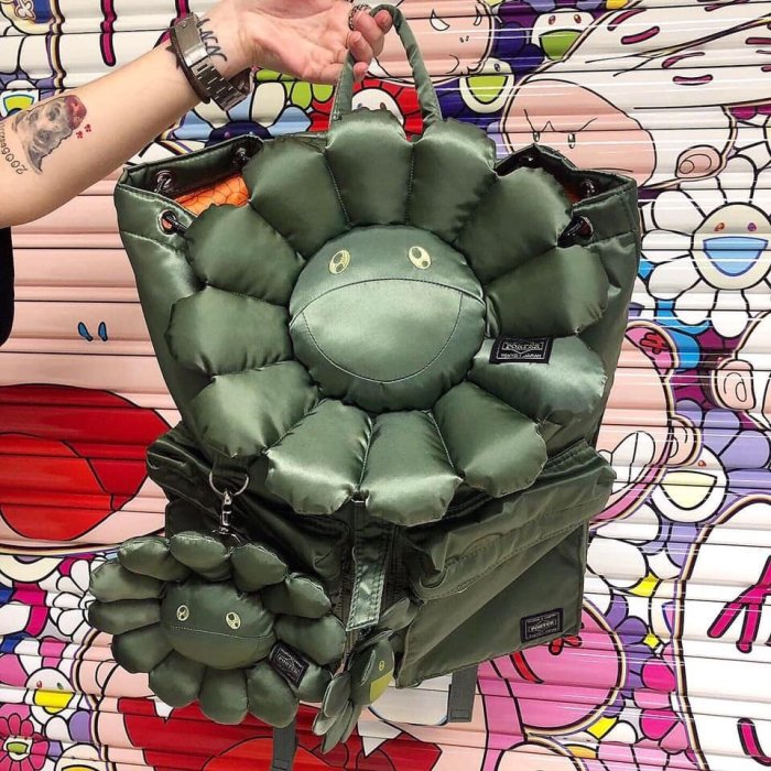 Porter x Takashi Murakami Rucksack Flower Backpack Rare Limited