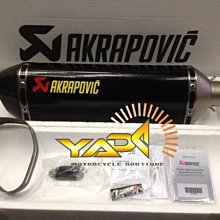 AKRAPOVIC 卡夢排氣管【125/150/180/200/ 250/300/400/500適用】口徑52mm