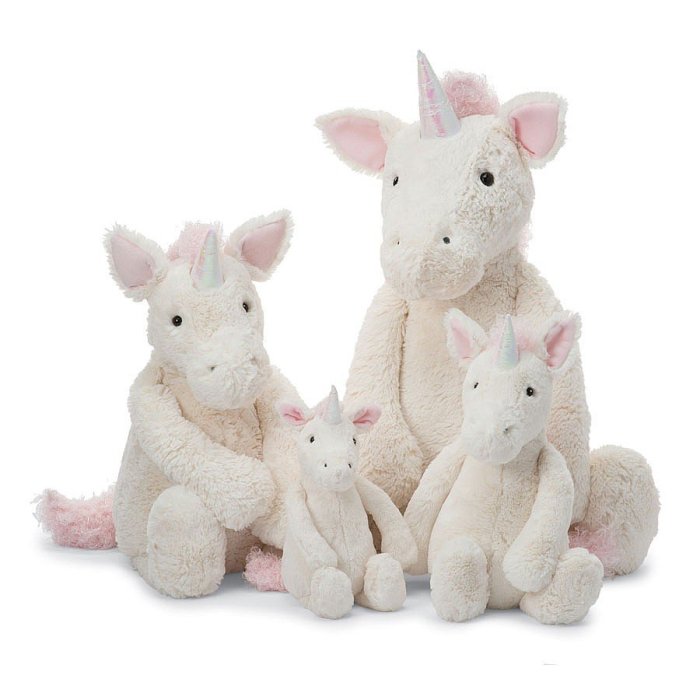 [英國Jellycat 團購] Jellycat 安撫玩偶Bashful Unicorn系列 31cm，獨角獸