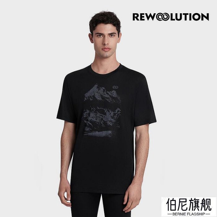 Rewoolution 男 REFECTIONS g短袖印花T恤 短袖羊毛衣CBMC MM-伯尼旗艦