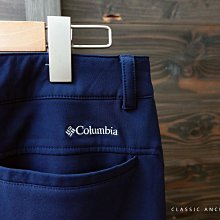 CA 哥倫比亞 Columbia 深藍 保暖 合身版 彈性休閒長褲 32腰 一元起標無底價P575