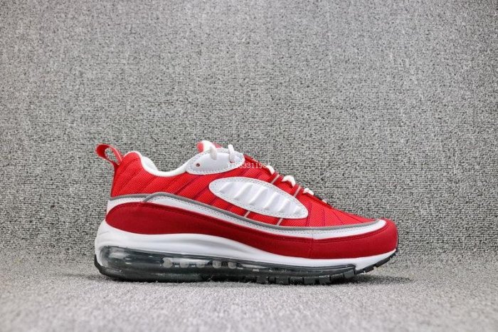 Nike Air Max 98 白紅 經典 氣墊 復古 休閒慢跑鞋 男鞋 AH6799-101