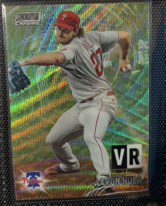 2021 Stadium Club Chrome AARON NOLA Virtual Reality  SP 費城人