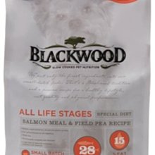 【阿肥寵物生活】柏萊富 BLACKWOOD 無穀全齡 低敏挑嘴配方(鮭魚+豌豆) 30磅