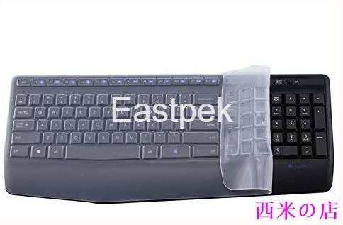 西米の店適用於 Logitech Mk345 的 Eastpek 鍵盤蓋皮膚, Logitech Mk345 配件, 超薄