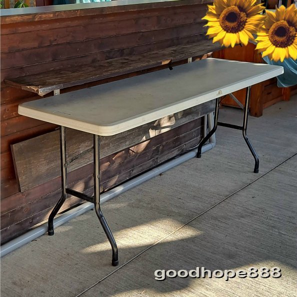 Heavy Duty ABS Plastic Folding Table