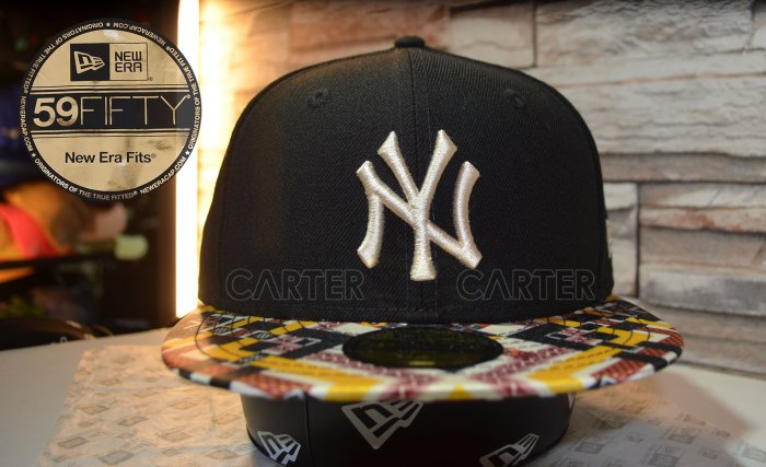 New Era MLB New York Yankees Color Cubes 美國大聯盟紐約洋基彩色拼塊帽簷全封帽