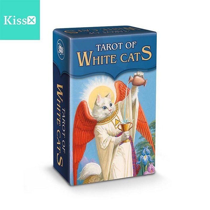 三森 進口正版 白貓塔羅牌 迷你版 Mini White Cats Tarot