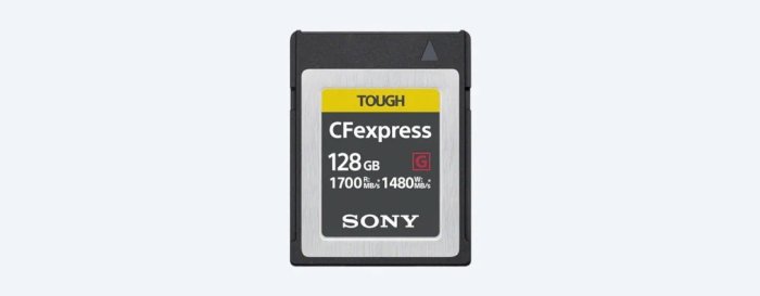 全新 Sony CEB-G128 CFexpress Type-B 超高速記憶卡 128GB 1700MB/s 公司貨