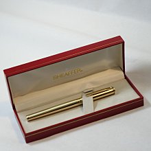 早期 / 美國製 🇺🇸 SHEAFFER 高純度黃金鍍金原子筆 ✒️ / 全新【一元起標】