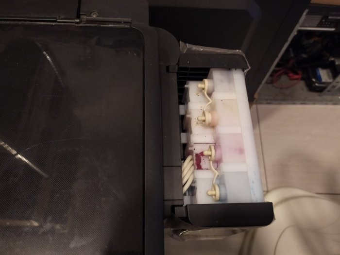 [電腦叢林資訊]-二手EPSON L360 原廠連續供墨印表機-可列印但列印出來會斷線