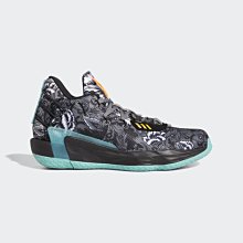 南◇2021 5月 Adidas DAME 7 FLORAL  籃球鞋 FX7446 黑白藍 塗鴉 低筒 果凍底 籃球鞋