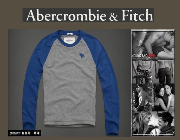 有型男~ A&F Abercrombie&Fitch 旗艦店款棒球大麋鹿T Calamity Pond S M2 L2