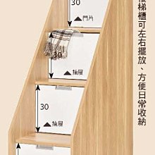 23E【新北蘆洲~嘉利傢俱】卡爾1.3尺樓梯櫃-編號 (E711-4)【E系列產品另有優惠】