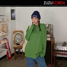 100%韓國空運 [ZUZUKOREA] 實搭單品 簡單基本overfit圓領上衣(十三色) 214927