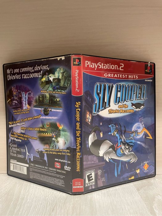 PS2遊戲片 SLY COOPER英文版 PS2懷舊遊戲片 二手 (可以讀片