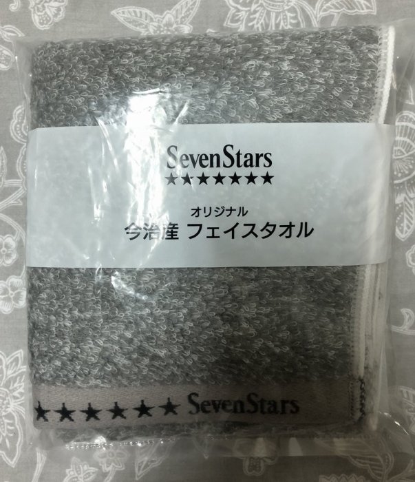 現貨 全新 日本帶回 日本製 made in japan 七星 SEVEN STARS 日本限定限量款毛巾~台南市可面交