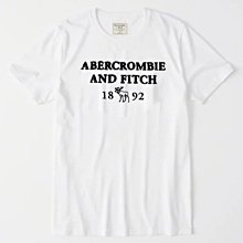 【A&F男生館】☆【Abercrombie麋鹿LOGO短袖T恤】☆【AF008M7】(XS)