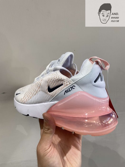 【AND.】NIKE AIR MAX 270 粉白 休閒鞋 氣墊 穿搭 女款 AH6789-110