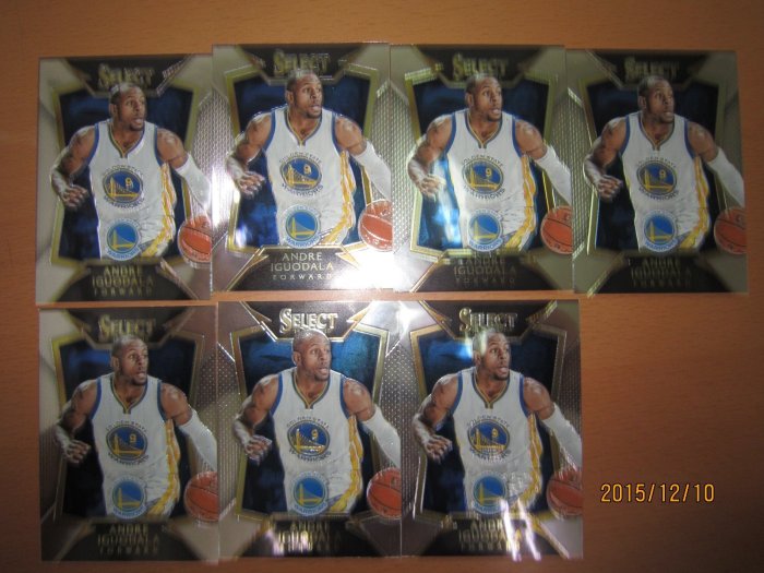 網拍讀賣~Andre Iguodala~勇士隊球星~伊古達拉~決賽MVP~共7張~2014-15 SELECT