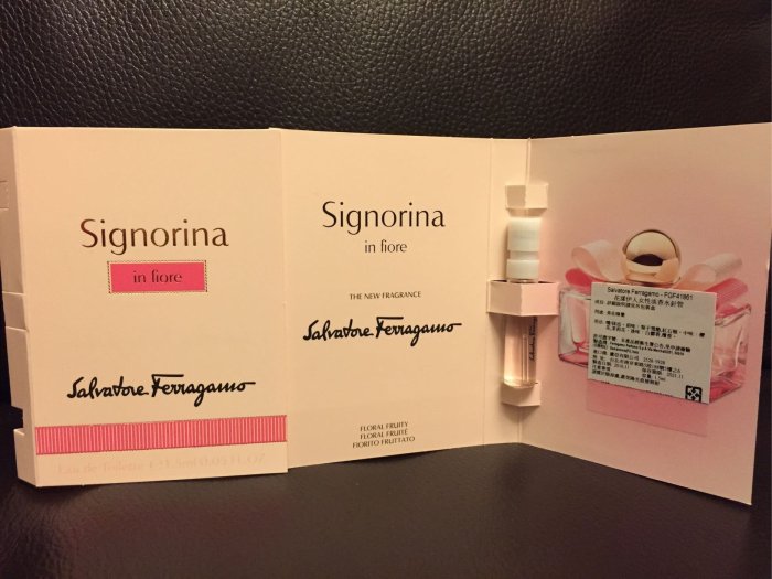 ☆~咖啡香~☆(盧亞公司貨) Salvatore Ferragamo  花漾伊人 女性 淡香水 針管/針管 1.5ML