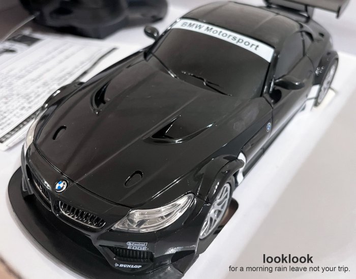 【全新日本景品】RC BMW Z4 GT3 電動遙控車 模型車【黑】