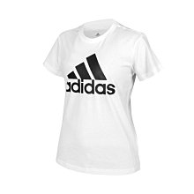 ADIDAS 女短袖T恤(亞規 純棉 休閒 慢跑 上衣 愛迪達「GL0649」≡排汗專家≡