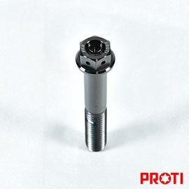 [屏東-晟信二輪]PROTI 鍛造鈦合金螺絲 M10L60-PSH16-BK 適用:M10x60mm 牙距:1.5牙粗牙