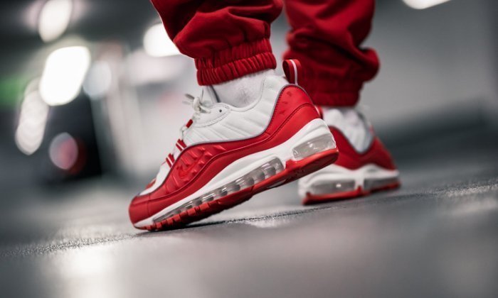 NIKE AIR MAX 98 UNIVERSITY RED 紅白 復古 休閒鞋 男女鞋 640744-602