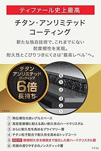 日本 T-fal Tefal 法國特福 UNLIMITED 6X 鈦金 平底鍋 炒鍋 極上御藏 紅色【水貨碼頭】