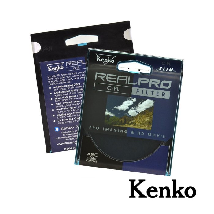 6期 Kenko REALPRO 62mm MC C-PL 防潑水多層鍍膜環型偏光鏡 抗油汙 ASC 超薄框架
