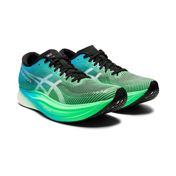 ASICS】 METASPEED EDGE 2 慢跑鞋運動鞋藍綠男鞋-1013A116-001 | Yahoo