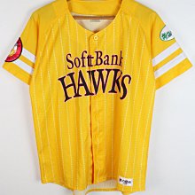 ☆東京古著☆ 日本職棒 福岡軟體鷹 SoftBank HAWKS 軟銀 棒球衣 應援團球衣 大童 少年