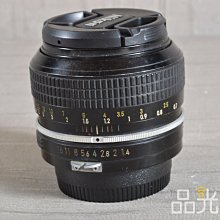 【品光攝影】NIKON Non-AI 50mm F1.4 標準定焦 大光圈人像 手動 #107668