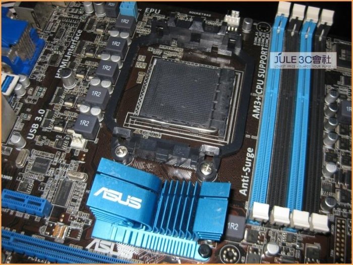 JULE 3C會社-華碩ASUS M5A78L-M USB3 AMD 760G/EPU/盒裝良品/AM3 主機板