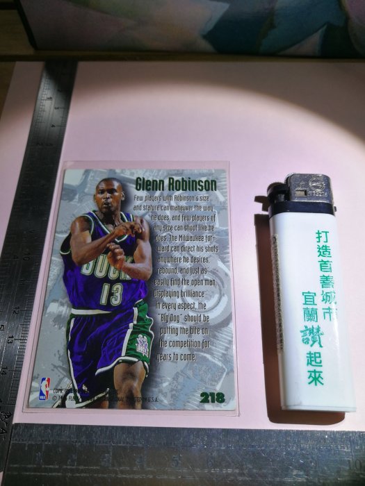 銘馨易拍重生網 107NBA20 少見 早期 1996 Glenn Robinson 1996球員卡 1張  保存如圖