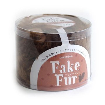 Daruma人造海狸毛~日本進口Fake Fur / フェイクファ~適編織圍巾圍脖帽子【彩暄手工坊】