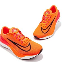 NIKE Zoom Fly 5 紅橘 緩震碳板馬拉松男女跑步鞋 DM8968-800