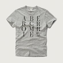 【A&F男生館】☆【Abercrombie&Fitch印圖短袖T恤】☆【AF007T3】(L)