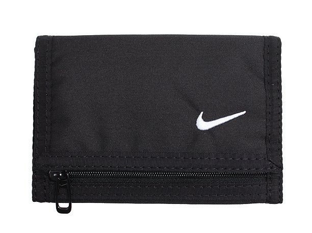 全新 現貨 NIKE BASIC WALLET 三折式 錢包 零錢包 尼龍錢包 短夾 皮夾 黑色  AC2353-001