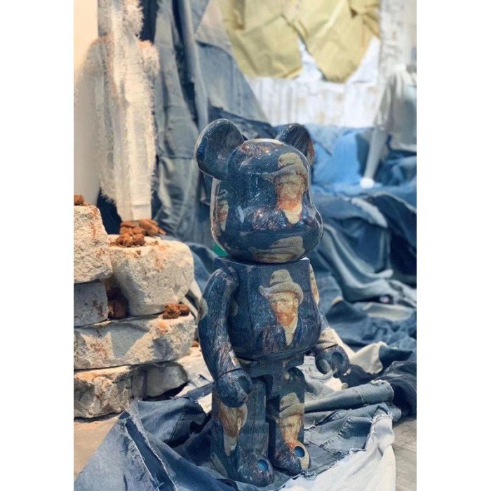 日貨代購CITY】BE@RBRICK Van Gogh Museum 梵谷自畫像1000% 庫柏力克熊