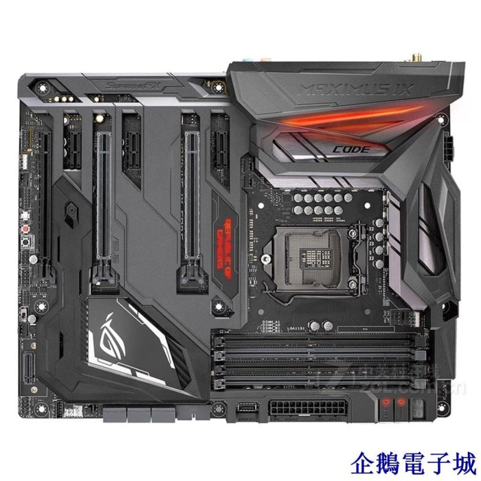 溜溜雜貨檔華碩 精品 Asus/華 ROG Maximus IX Code M9C I7 7700K Z270