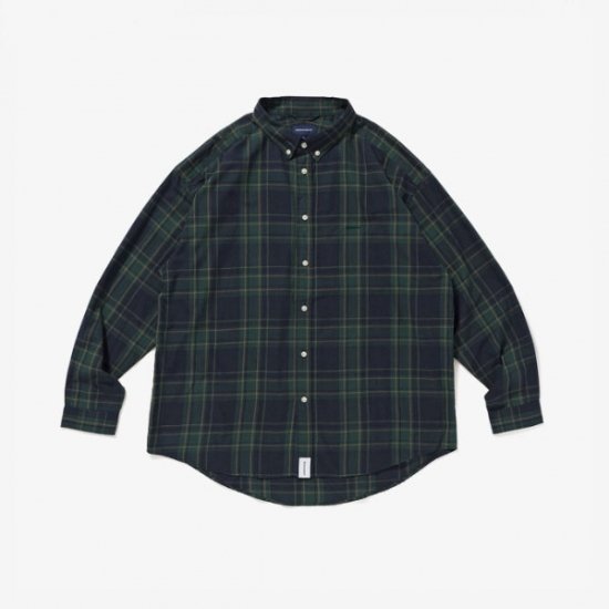 20SS DESCENDANT HYANNIS B.D LS SHIRT FULL SIZE 格紋長袖襯衫 深藍綠色 | Yahoo奇摩拍賣