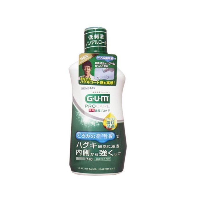 莉莉家 促銷價 新版 日本GUM全仕康牙周活力液400ml GUM牙周護理漱口水-UED
