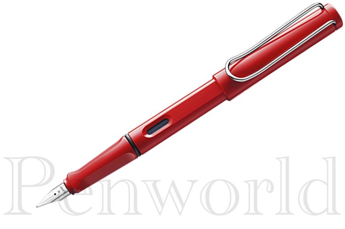 【Penworld】德國製 LAMY拉米 SAFARI狩獵者系列16紅色鋼筆 EF/F/M