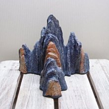 微笑的魚水族☆【雙色岩山 YS-305(M) 中】11x8x9cm ☆精緻立體