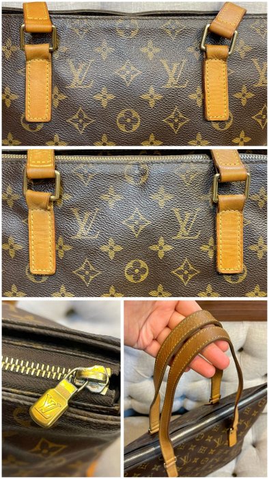 LV 二手真品 monogram 老花 經典款 天心包 肩背包 購物袋 M51151