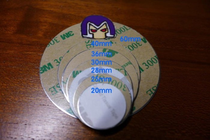 @萬磁王@不銹鋼帶膠鐵片-20x0.4mm(附3M背膠)-可與強力磁鐵對吸